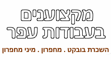 עבודות בובקט בשרון